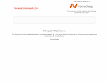 Tablet Screenshot of ferasabdulmajid.com